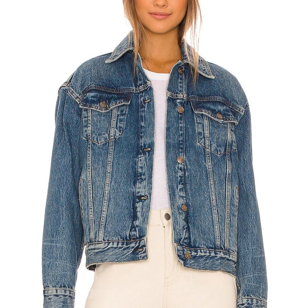 NWT Free People We The Free Jolene Trucker Jacket, SMALL